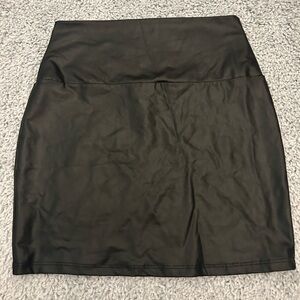 windsor black mini skirt